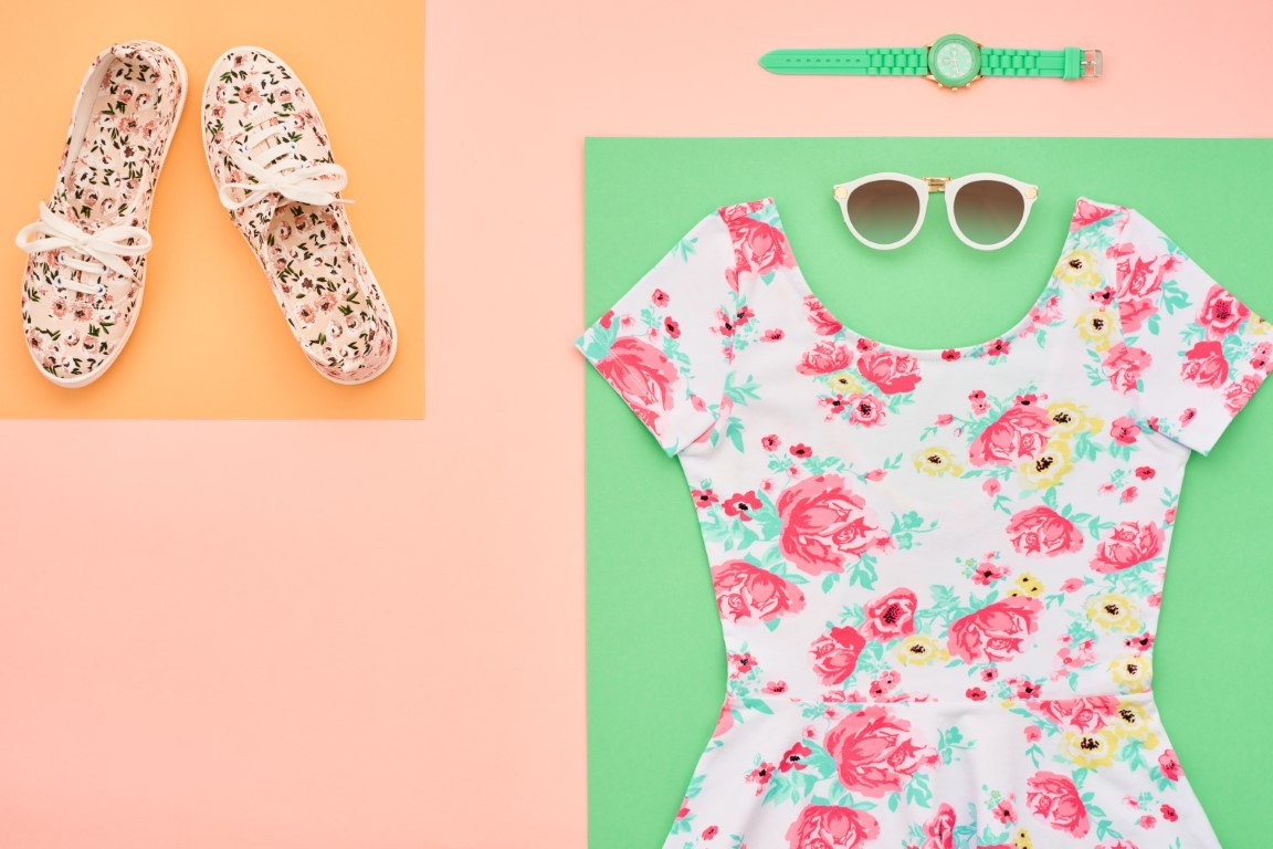 Fashion. Clothes Accessories Set. Outfit. Minimal