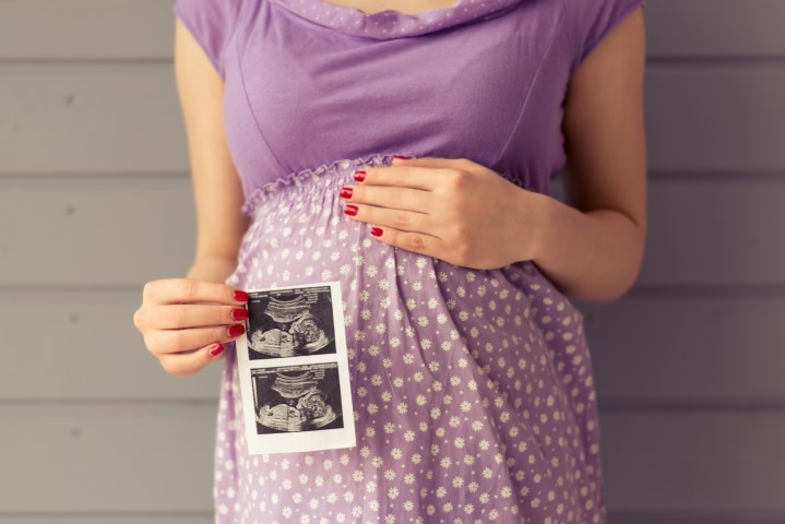 Beautiful pregnant woman